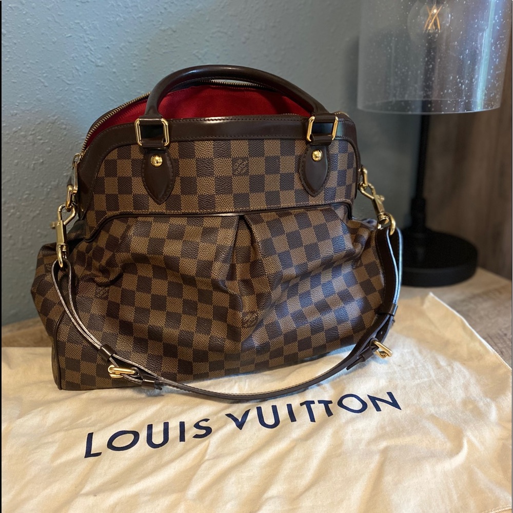Authentic Louis Vuitton Damier Ebene Trevi GM